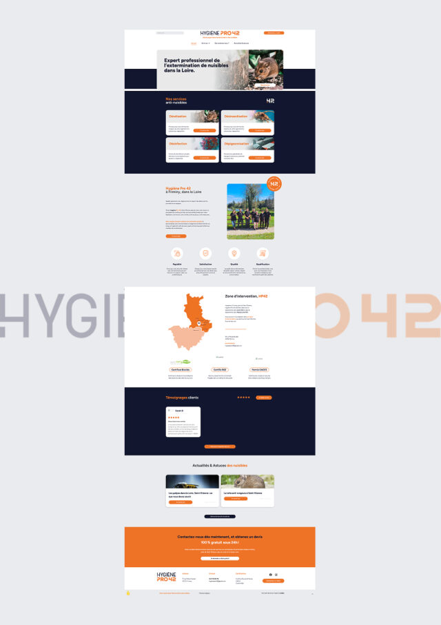 Hygiène pro 42 site internet