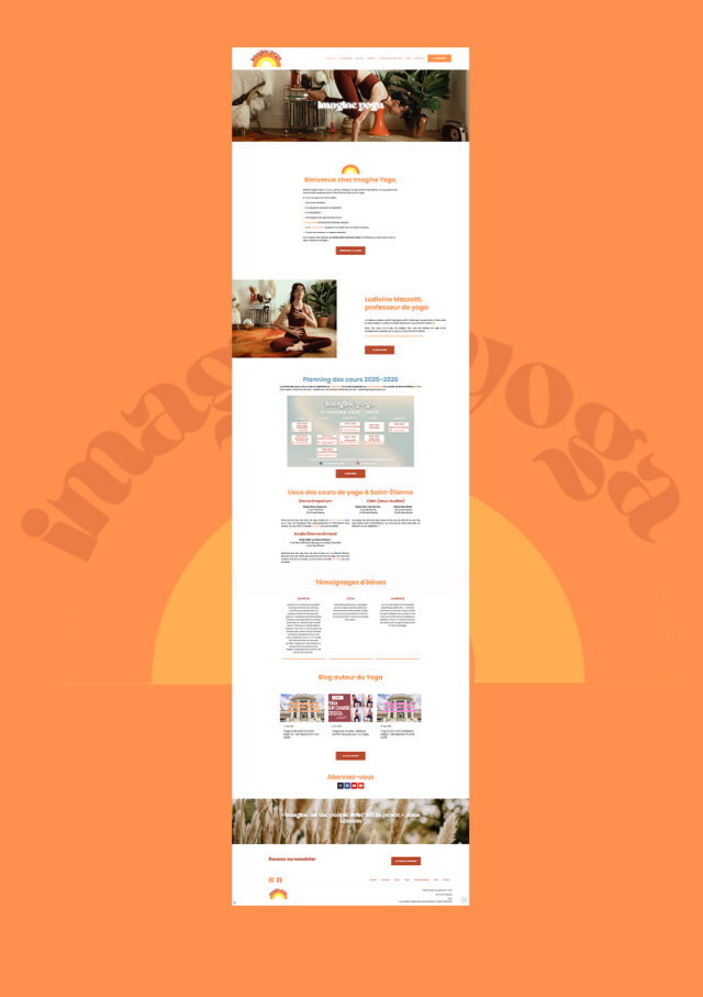 imagine Yoga site internet