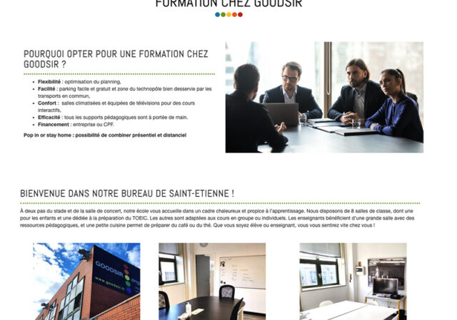 site internet goodsir english