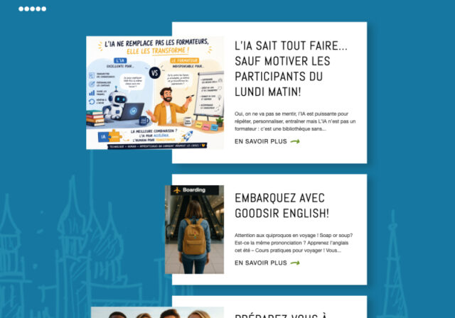 site internet goodsir english