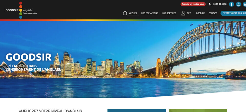 site internet goodsir english