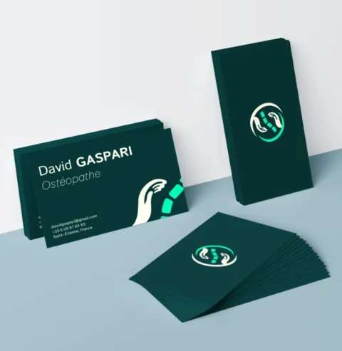 Cabinet d’Ostéopathie - Moderniser l'identité visuelle du Cabinet David Gaspari