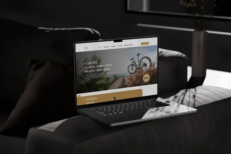 Mockup du site E-xplore