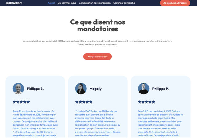site internet 360 brokers