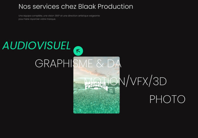 blaak production site web