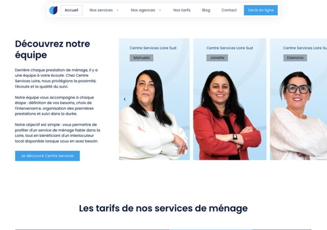 centre services site